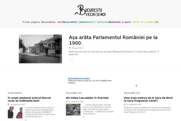 bucurestiivechisinoi.ro site used Bucurestii-v2