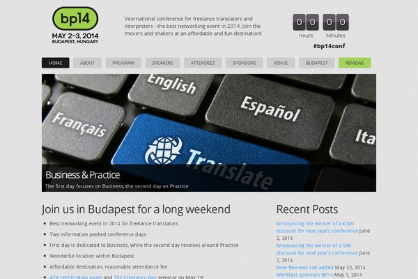 budapest14.com site used Wpconference