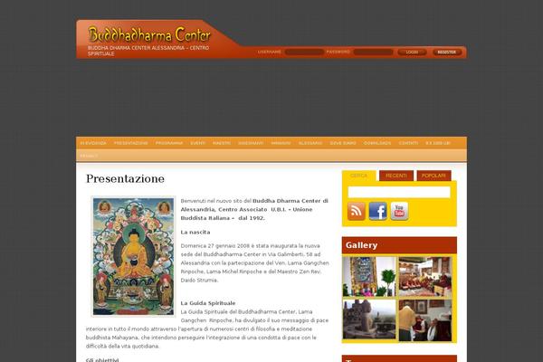 buddhadharmacenter.org site used Perogato