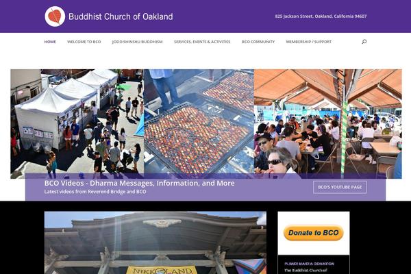 buddhistchurchofoakland.org site used Bcooakland