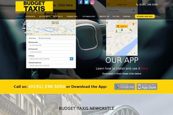 budget-taxis-newcastle.co.uk site used Autocabt1
