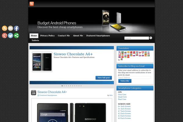 Graphene theme site design template sample