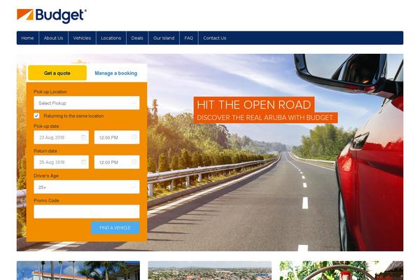 budgetaruba.com site used Carcloud
