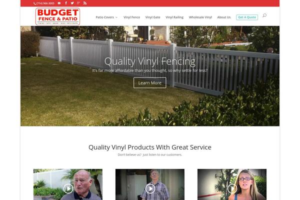 Divi theme site design template sample