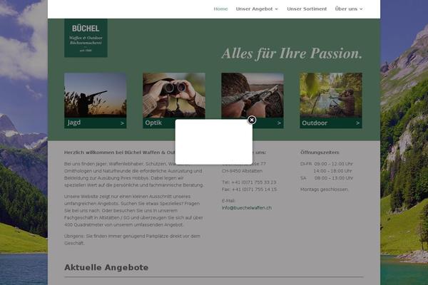 buechelwaffen.ch site used Divi_up