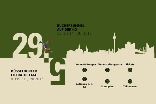 buecherbummel-auf-der-koe.de site used Literaturtage