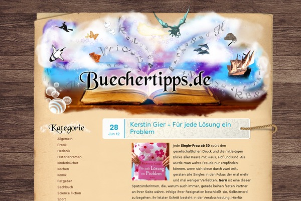 buechertipps.de site used Buechertippsflo
