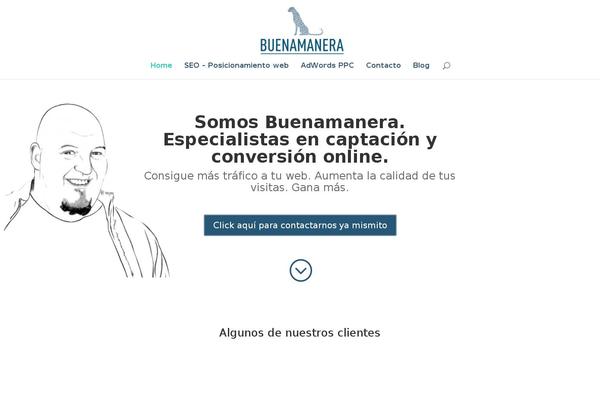 buenamanera.com site used Salient