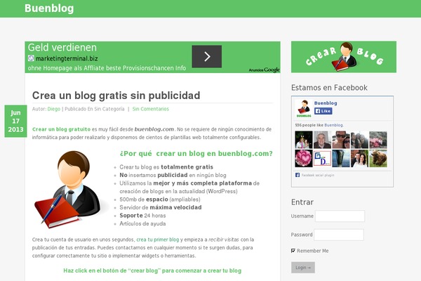 buenblog.com site used Kelly