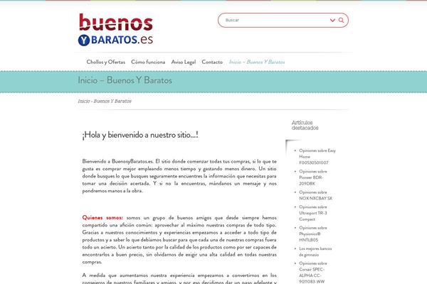 buenosybaratos.es site used Buenosybaratos