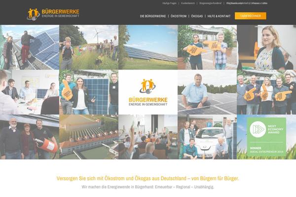 buergerwerke.de site used Buergerwerke