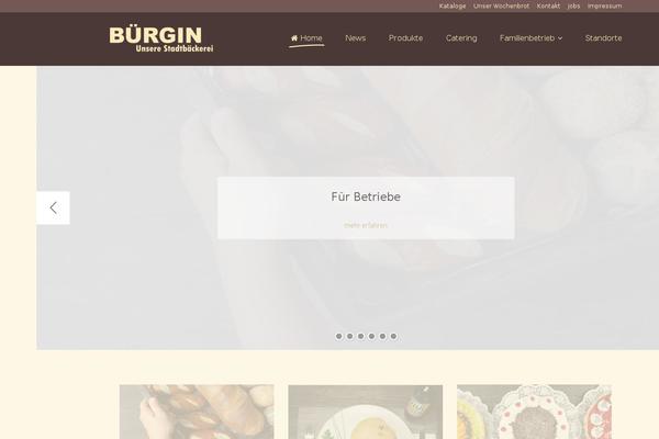 buergin-baeckerei.ch site used Cookbook-child