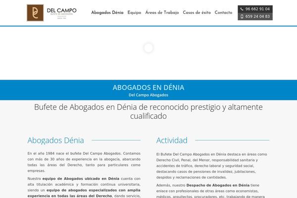 WordPress website example screenshot