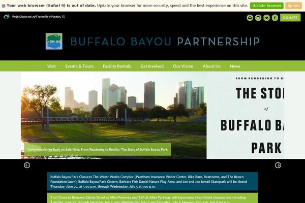 buffalobayou.org site used Buffalobayoupartnership