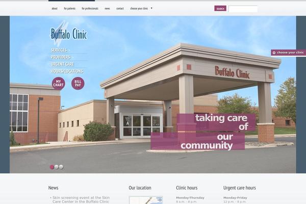 buffaloclinic.com site used Theme1262