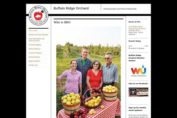 buffaloridgeorchard.com site used Forefront