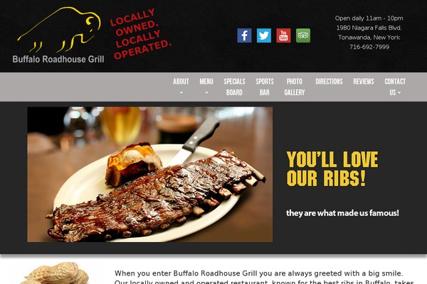 buffaloroadhousegrill.com site used Roadhouse