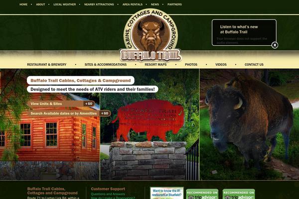 Buffalo theme site design template sample