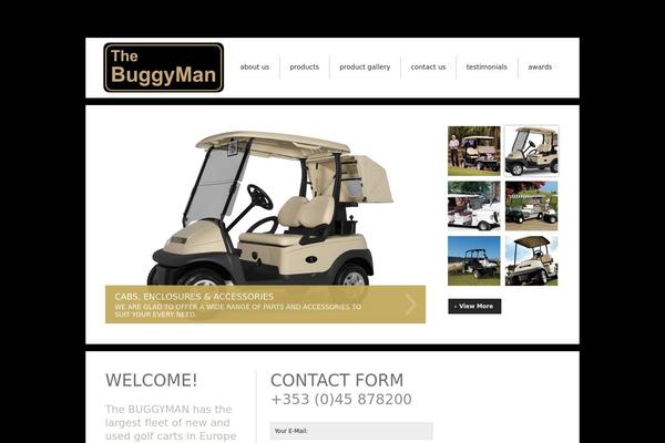 Buggy theme site design template sample