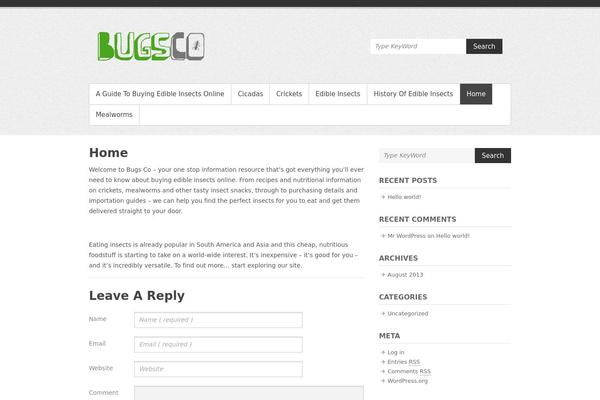 Simple Catch theme site design template sample