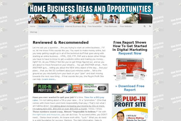 WordPress website example screenshot