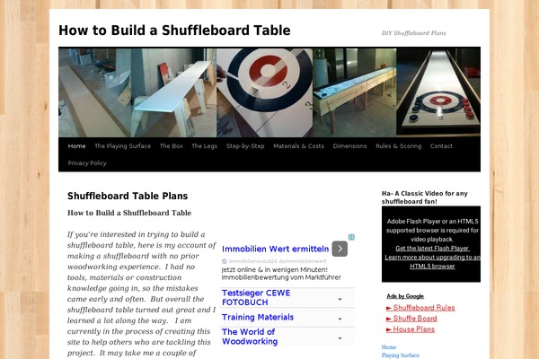 Twenty Ten theme site design template sample