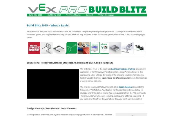 buildblitz.com site used Vex