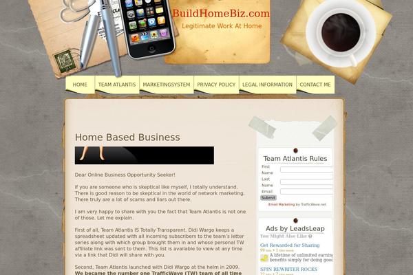 Presazine theme site design template sample