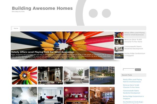 Custom Community theme site design template sample