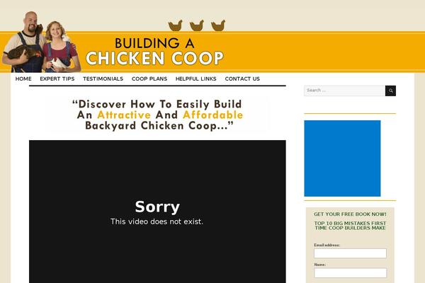 buildingachickencoop.com site used Chickencoop