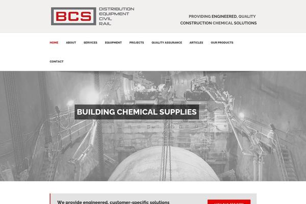 Bcs theme site design template sample