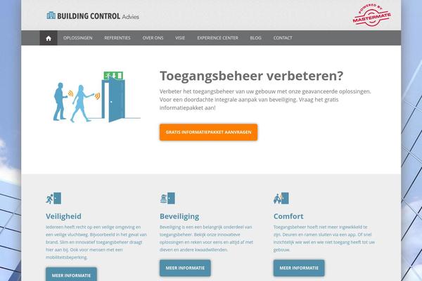 buildingcontrol.nl site used Fields