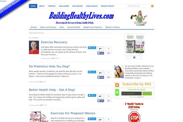 buildinghealthylives.com site used Freshlife