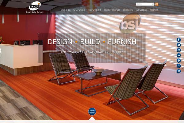 Bsi theme site design template sample