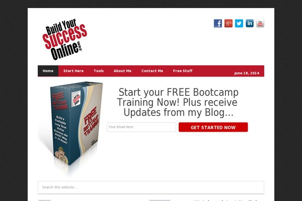 WordPress website example screenshot