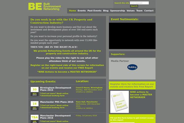 built-environment-networking.com site used Ben