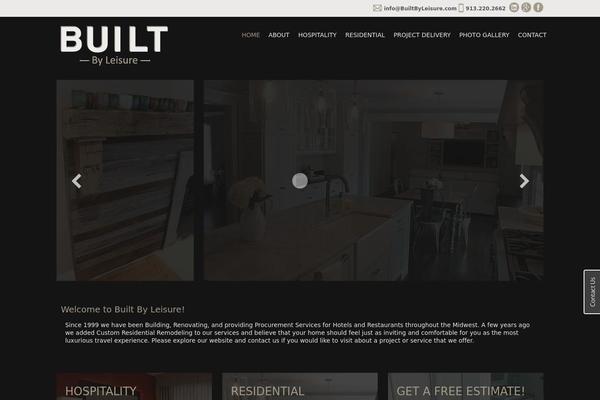 Headway theme site design template sample