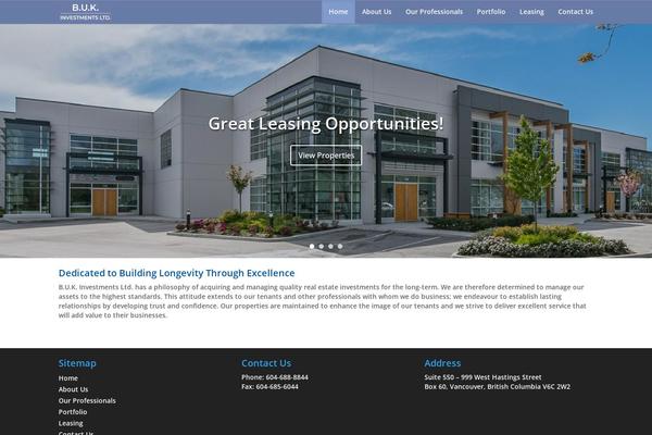 buk.ca site used Buk-theme