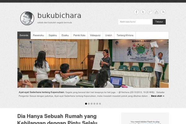 bukubichara.com site used Simple Catch