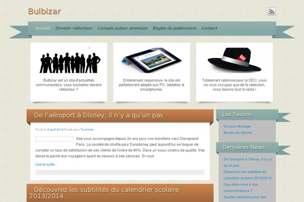 WordPress website example screenshot
