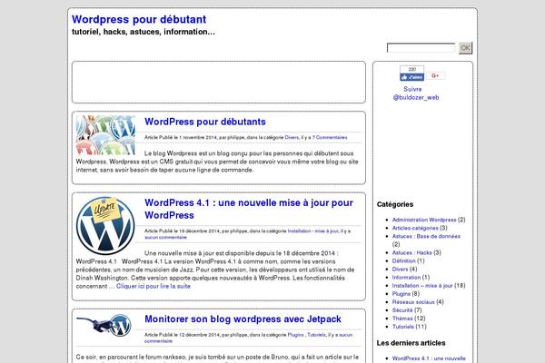 buldozer.fr site used WordPress