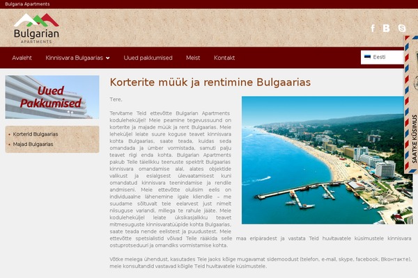 bulgarian-apartments.ee site used Bulgaria