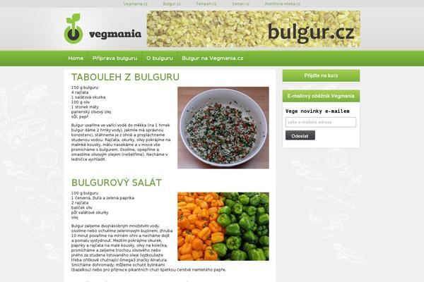 bulgur.cz site used Vegmania