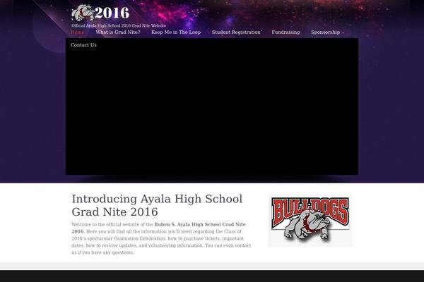 WordPress website example screenshot