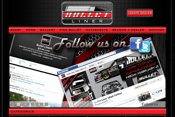 bulletliner.com site used Bullet-liner-custom