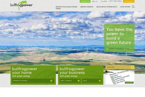 bullfrog WordPress theme, websites list used bullfrog theme bullfrog theme websites examples