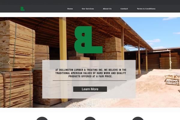 Vantage theme site design template sample