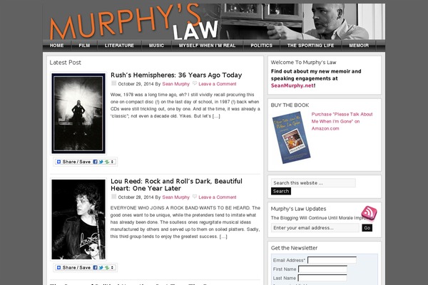 Magazine theme site design template sample