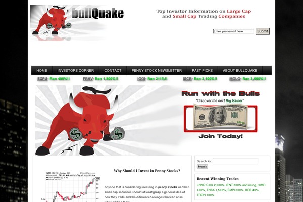 bullquake.com site used Corporate_10