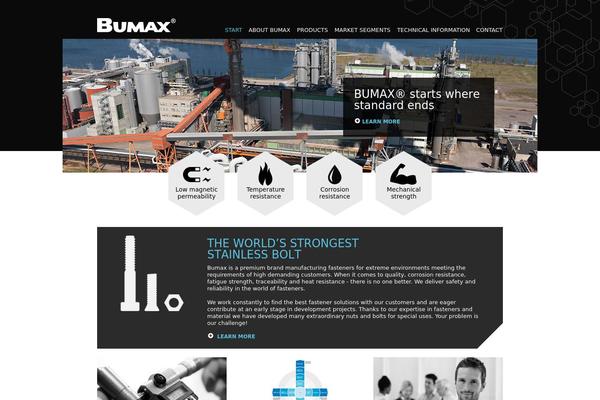 bumax.se site used Bumax-web